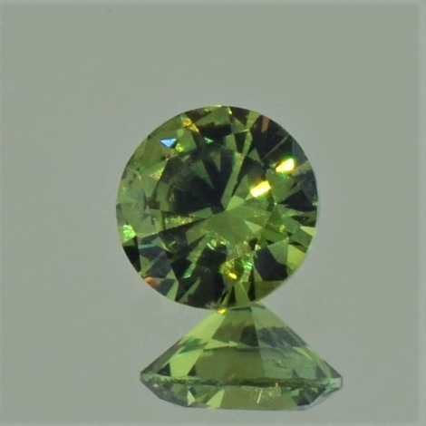 Demantoid Granat rund-brillantiert 0,94 ct Demantoid Granat rund-brillantiert 0,94 ct